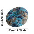 thumbnail image 3 of TIELUTT Coussin Rond Mo Roccan Élastique Doux Coussin de Sol Coussin de Siège de Canapé Coussins de Chaise Coussin de Méditation Ta Ta Mi Coussin pour Fauteuils Inclinables Étireur de Dossier Coussin de Siège Respirant Supports Dorsaux pour Siège de Voiture, 3 of 4