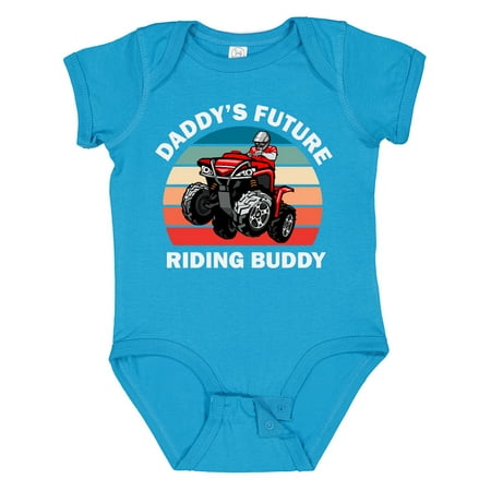 

Inktastic ATV Daddys Future Riding Buddy Gift Baby Boy Bodysuit