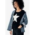 thumbnail image 2 of ellos Women's Plus Size Star Applique Sweater, 2 of 3