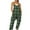 Army Green jumpsuits for women, variant on Wycnly Womens Jumpsuits Plus Size Pocket Wide Leg Classic Spaghetti Strap Jumpsuits with Pocket Trendy Plaid Print V-Neck Sleeveless Long Summer Rompers Army Green xl