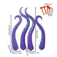 thumbnail image 3 of 100Fens Halloween Inflatable Purple Octopuses Tentacles Decoration PVC Inflatable Party Supplies, 3 of 7