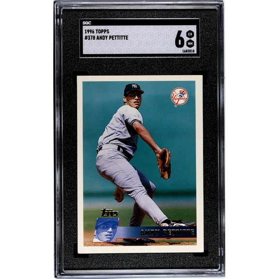 1996 Topps Andy Pettitte #378 SGC 6