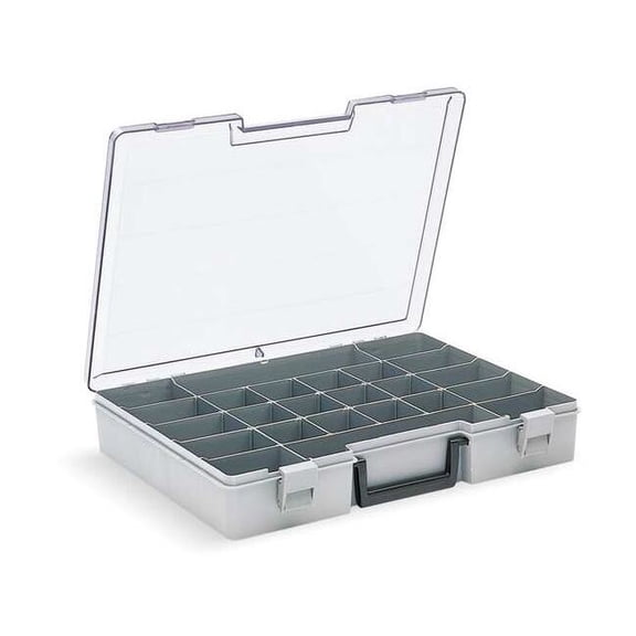 Flambeau Compartment Box,Snap,Gray,15 1/2 in 6770AH