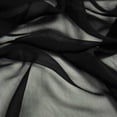 thumbnail image 5 of Balsa Circle 54" x 10 yards Black Chiffon Fabric Bolt Wedding Favors Sewing Craft, 5 of 7