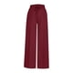 thumbnail image 3 of Ploknplq Wide Leg Pants Women,Palazzo Pants for Women,Womens Dress Pants,Leisure Lacing Solid Color Waist Waist Wide Leg Casual Pants,Business Casual Outfits for Women,Pants for Women Red 2XL, 3 of 4