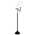 thumbnail image 4 of Evelyn&Zoe Wellesley Modern Farmhouse Swing Arm Reading Floor Lamp, Black, 4 of 5