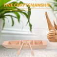 thumbnail image 4 of Vintage Fishing Decor Mini Paddle Wooden Boat Office, 4 of 8