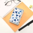thumbnail image 7 of JIALIOU Nylon Trifold Card Wallet with ID Window Zipper Pocket for Men Women Teen Different Size Trian, 7 of 7