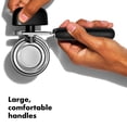 thumbnail image 3 of OXO Good Grips Soft Handled Stainless Steel Can Opener with Bottle Opener, Black, 3 of 9
