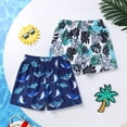 thumbnail image 5 of Younger Tree Baby Boy Swim Trunks 2 Pack Toddler Cute Cartoon Beach Bathing Shorts Swimsuit Swimwear for 4-5T, 5 of 8