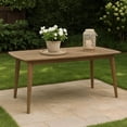 thumbnail image 3 of Sumona Outdoor Dining Table, Extendable, Brown Acacia Wood, 71-95 Inch, 3 of 12