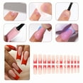 thumbnail image 5 of RAGUPEL 24Pcs Glue on Nails for Women,Hand-Painted Love Pattern Square Nails,Glossy Design Nails Press On,Full Cover Nail Tips for Party,Daily Life,Taking Pictures,Dating,Style2, 5 of 7