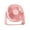 Pink, variant on AOOOWER Multifunctional USB Wall Fan Feature Quiet Motor 5 Fan Leaf Night Light Recirculation Fan for Office Dorm