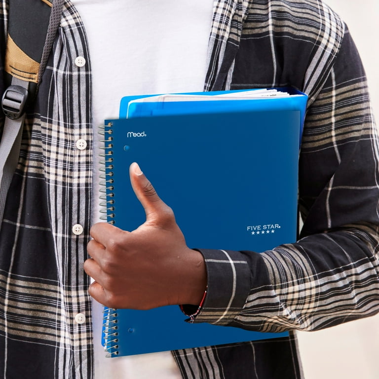 Five Star Spiral Notebook Study App 5 Subject College Ruled 8.5 x