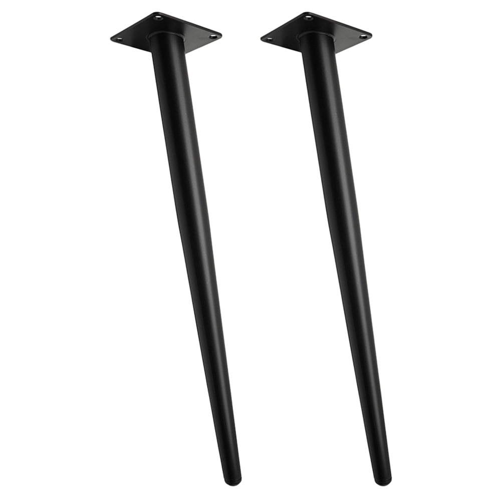 Bestonzon 2Pcs Table Legs Metal Furniture Tapered Legs Furniture