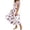 Purple, variant on Erwazi Summer Dresses for Women Print Square Neck Short Sleeve A Line Dress Trendy Casual Style for Daily Wear Outdoor Activities Relaxed Daily Look Dresses