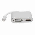 thumbnail image 1 of A VGA Adaptador typec A Una Interfaz Multimedia de Mayor Definición Convertidor 4K para Pantalla Pequeña A Pantalla Grande Blanca Gris Gris, 1 of 7