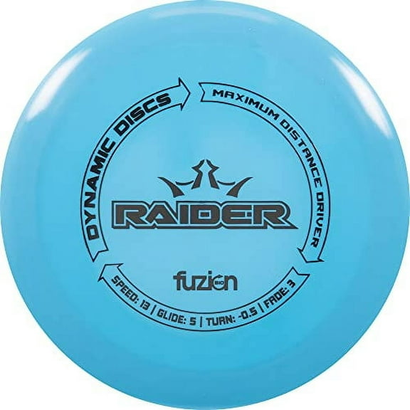 Dynamic Discs BioFuzion Raider Distance Driver Golf Disc [Colors May Vary] - 173-176g