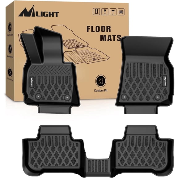 Nilight TPE Floor Mats for BMW X3 2025 2026 All Weather Custom Fit Heavy Duty Floor Liners