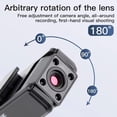 thumbnail image 6 of Ultra HD 2-in-1 Sports Video & Audio Recorder, 2026 Upgrade 1080p Wearable Body Camera, Clip-On Sports Recorder, Motion Stabilization, 180° Freely Rotating Lens, 360° All-Around Recording, 6 of 7