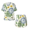 thumbnail image 5 of Lsque Vintage Utensils Women's Short-Sleeved Pajama Set - 2 Piece Soft and Lightweight Sleepwear Set-X-Large, 5 of 9