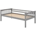 thumbnail image 6 of Convertible Wood Twin-Over-Twin Bunk Bed with Storage Drawers and Ladder - Can Be Divided Into Two Daybeds, 6 of 9