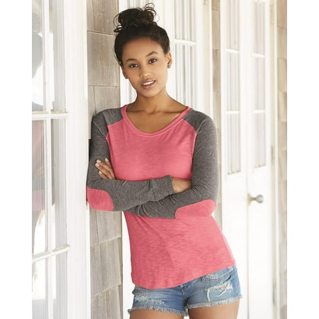 - Boxercraft Women's Preppy Patch Slub T-Shirt