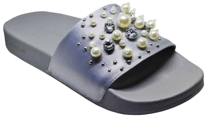 bebe women's slide sandals