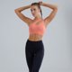 thumbnail image 4 of Ropa interior deportiva de dos piezas de un solo hombro para mujer, ropa interior de yoga para ejercicio, top corto sexy de soporte medio, 4 of 5