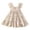 Beige, variant on Toddler Girls Dress with Pocket - Ruffle Sleeveless Tiered Swing Dresses, Cute Summer Beach Dress for 1-7T Kids Casual Holiday Wear