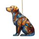 thumbnail image 1 of Atrapasol acrílico con colgante de animales coloridos, adorno para ventana, impresión acrílica 2D, decoración festiva para árbol de Navidad y hogar., 1 of 8