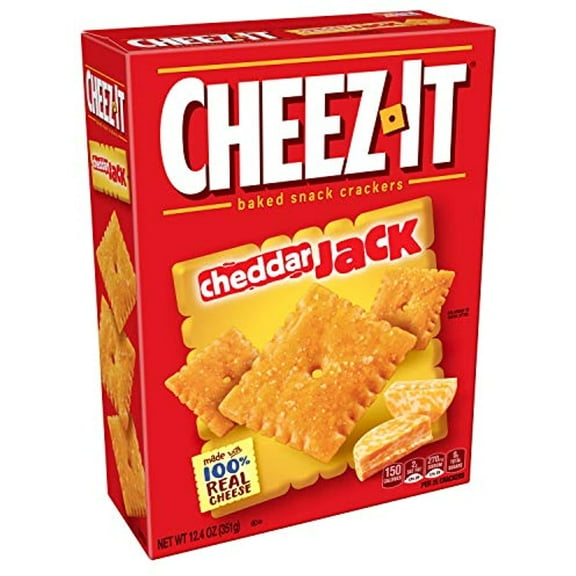 Cheez-It Baked Snack Crackers - Cheddar Jack - 12.4 Oz - 2 Pack