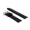 thumbnail image 2 of 18MM PREMIUM LEATHER WATCH STRAP BAND CLASP FOR BREITLING PILOT, COLT BLACK #7, 2 of 2