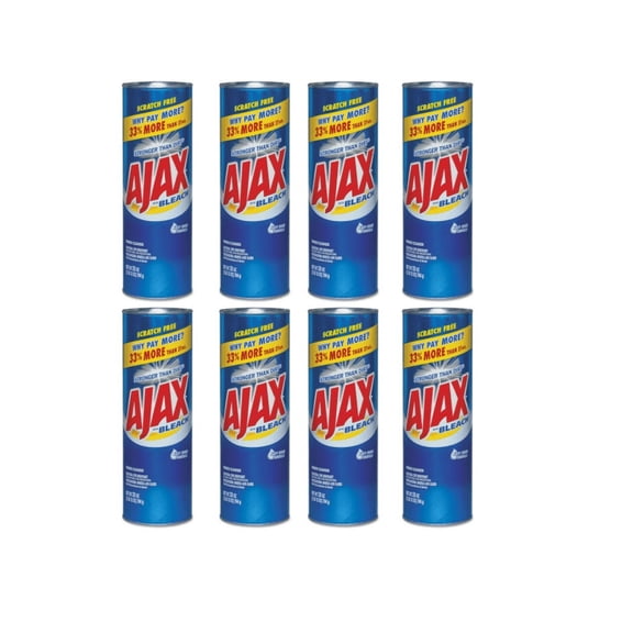 Ajax 21 oz. Powder Cleanser with Bleach (8-Pack)