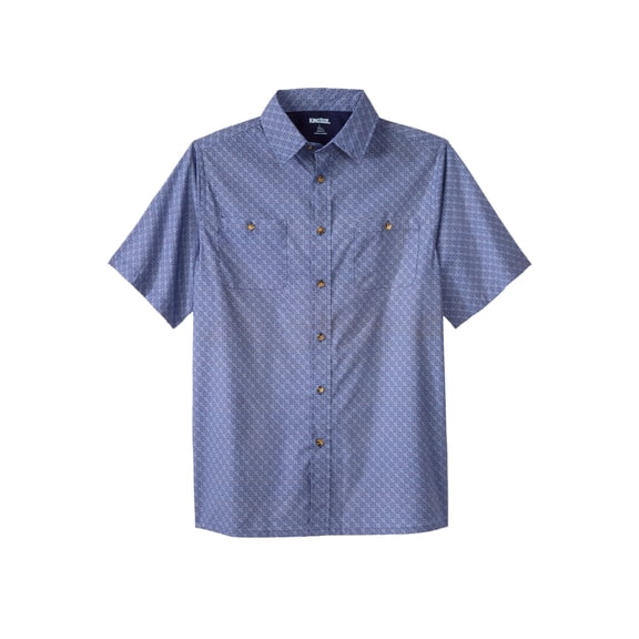 KingSize Men's Big & Tall Easy Care Woven Sport Shirt