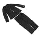 thumbnail image 3 of Conjunto de traje de negocios para mujer, chaqueta, pantalones, corte ajustado, cómodo, transpirable, color sólido, para oficina, negro, XL, 3 of 15