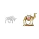thumbnail image 1 of Estatua de toro,Estatua de toro,figura decorativa para escritorio,Figura de escritorio,Figura de camello,decoración moderna,regalo para inauguración de casa,Estatua de animal de resina,pieza, 1 of 8