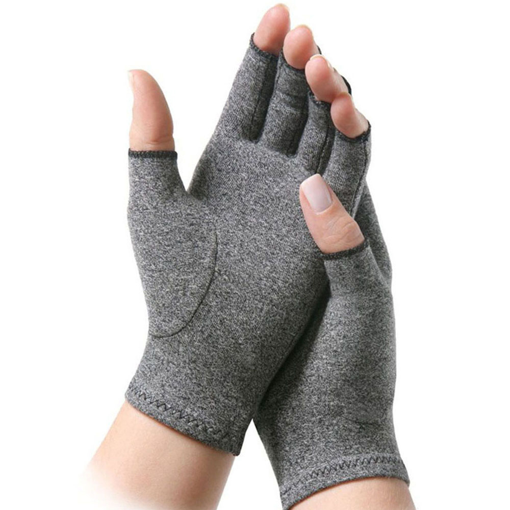 ODOMY AntiArthritis Gloves Half finger Copper Therapy Relieve