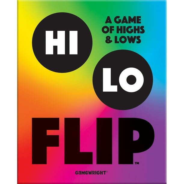 Gamewright Hi Lo Flip Game