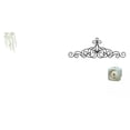 thumbnail image 1 of Elegante Adhesivo De Pared Con Enredaderas De Plantas Verdes Y Mural Artístico De Metal Con Diseño Floral Para Baño, Dormitorio, Patio, Interior Y Exterior, Porche, Valla, Decoración., 1 of 8