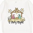 thumbnail image 3 of Inktastic O Holy Night Nativity Scene Christmas Toddler Sweatshirt, 3 of 4