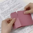 thumbnail image 3 of Tignapoo Red Self-Removing Correction Notes for Mistake Review - A6 Size, 21 Sheets, Paper Material, Ideal Learning Tool, 3 of 7