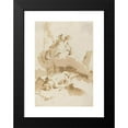 thumbnail image 2 of Giovanni Battista Tiepolo 14x18 Black Modern Framed Museum Art Print Titled - Venus and Cupid Discovering the Body of Adonis (C. 1740), 2 of 5