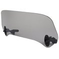 thumbnail image 2 of Universal Motorcycle Modified Windscreen Windshield Spoiler Air Deflector Smoked, 2 of 9