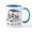 White/Blue Inside, variant on CafePress - Pontoon Boat Mug - 11 oz Ceramic Mug - Novelty Coffee Tea Cup