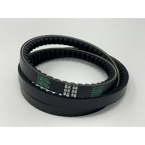 BX56 Classic Cogged V-Belt 21/32 x 59in Outside Circumference