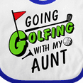 thumbnail image 4 of Inktastic Going Golfing with My Aunt- Kids Golf Boys or Girls Baby Bib, 4 of 4