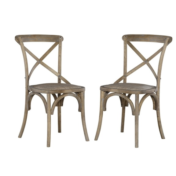 Linon Kershaw Dining Chair, Set of 2, Beige
