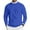 Blue, variant on Mens Sweaters 2025 Fall Big and Tall Ribbed Solid Color Pullover Trendy Long Sleeve Crewneck Sweater Pullover Cable Knitted Sweater Top Yellow 3XL