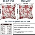 thumbnail image 4 of Orange Starfish Pillow Covers 20x20 Set of 2 Summer Ocean Beach Coastal Outdoor Decorative Throw Pillows Beachy Nautical Pillowcases Linen Cushion Case Decor for Home Sofa Couch Bed, 4 of 6